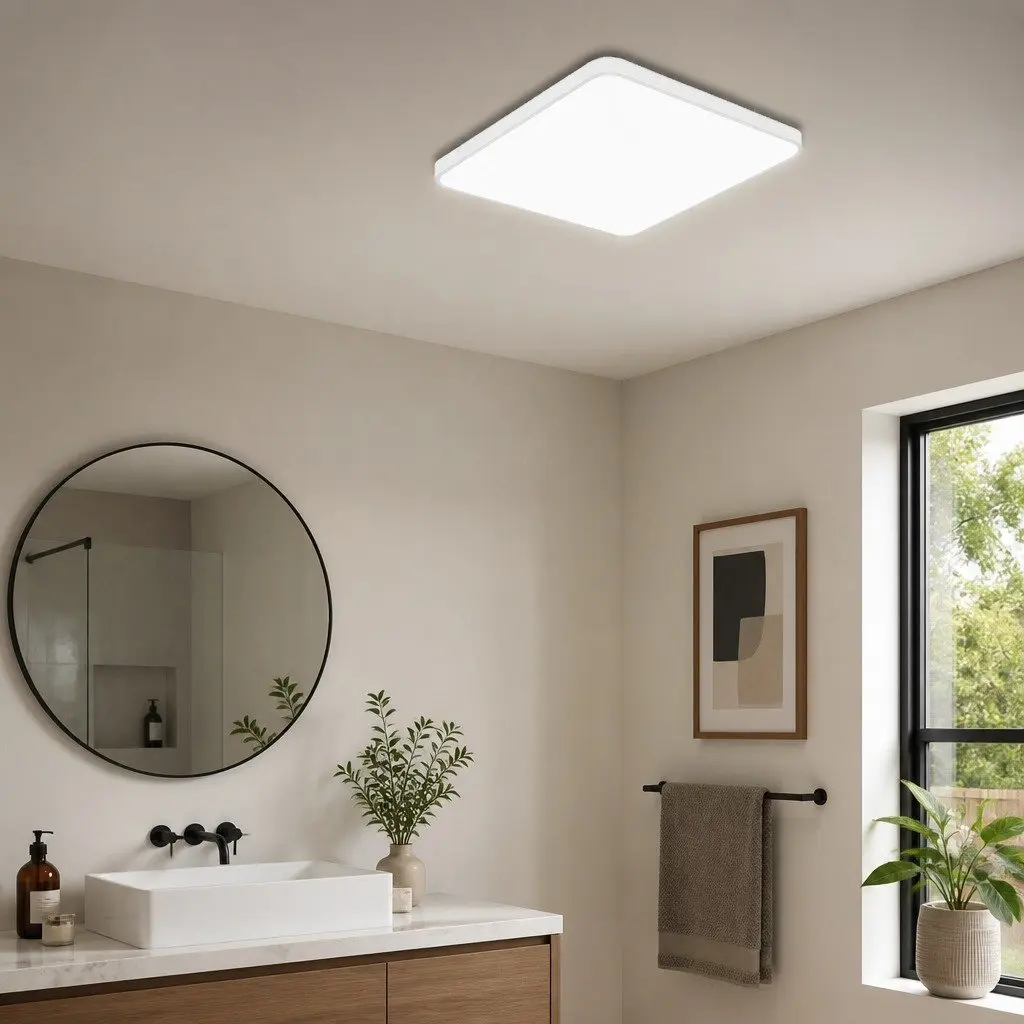 LED Ceiling Light Acrylic 30cm x 30cm White Ultra-Thin 18W Flush Mount Panel