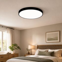 30W LED Ceiling Down Light - Ultra-Thin Black Panel