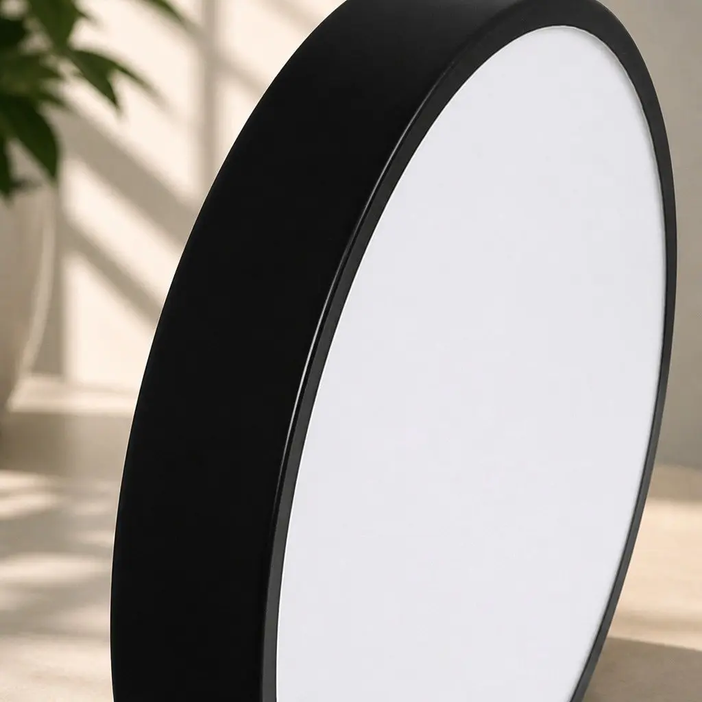 LED Ceiling Light 30W Ultra-Thin 5CM Flush Mount Panel Black