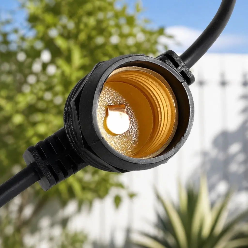 Festoon String Lights S14 LED 40M Outdoor Patio Garden Warm White