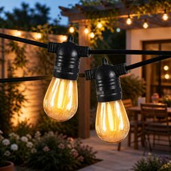 50M Festoon String Lights - Premium Quality Warm White LED