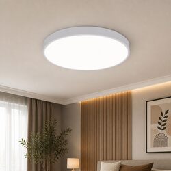 LED Ceiling Light 36W 3-Colour Ultra-Thin 5CM Round Flush Mount Warm Neutral