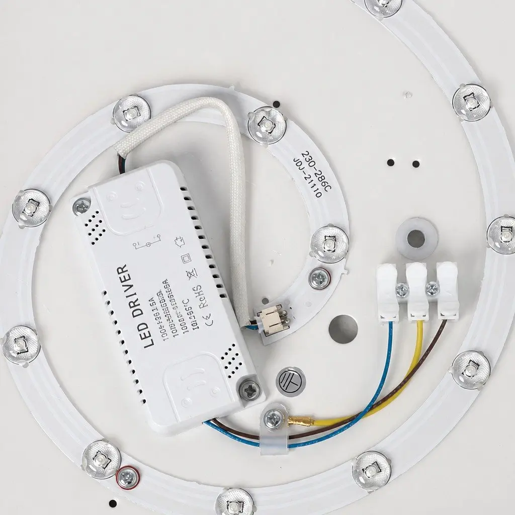 LED Ceiling Light Acrylic 30cm Round Ultra-Thin 5CM 3-Colour Warm Neutral