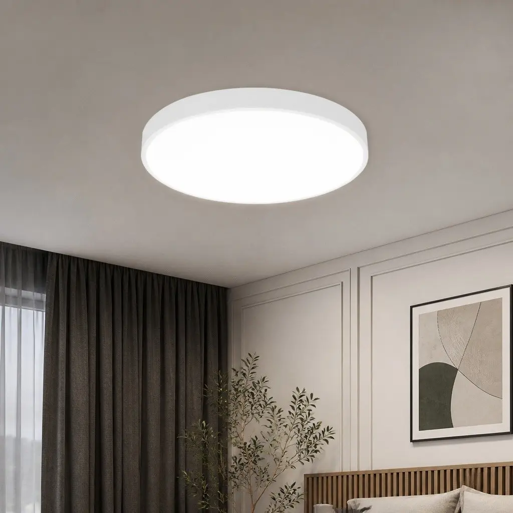LED Ceiling Light Acrylic 30cm Round Ultra-Thin 5CM 3-Colour Warm Neutral