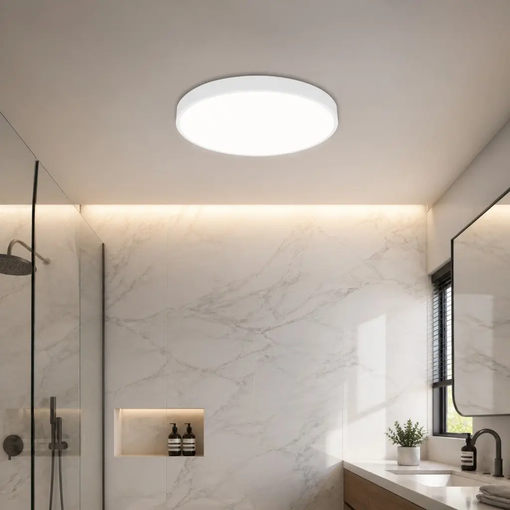 LED Ceiling Light Acrylic 30cm Round Ultra-Thin 5CM 3-Colour Warm Neutral