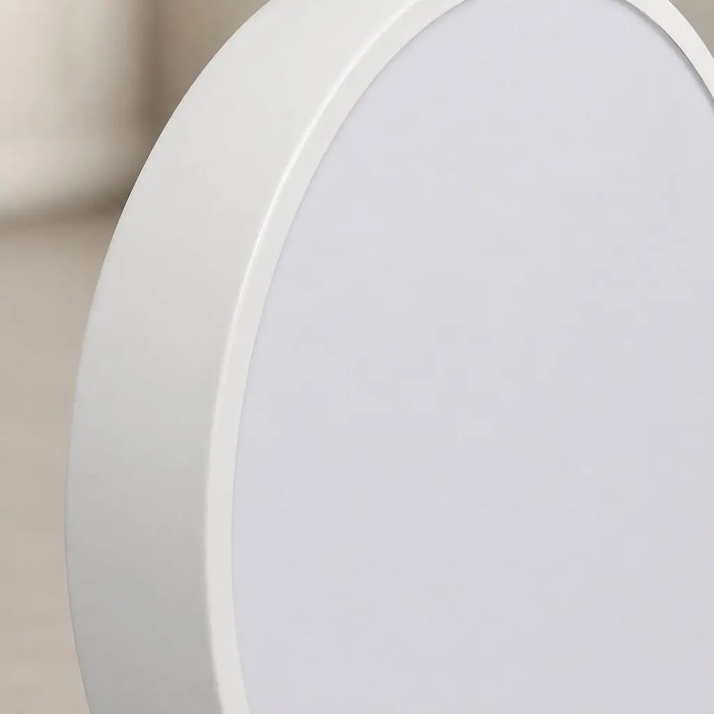 LED Ceiling Light Acrylic Metal 40cm White 60W 3-Colour Temperature Flush Mount Fixture