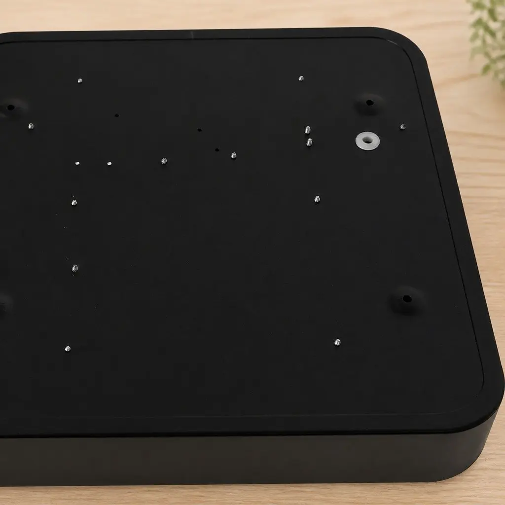 LED Ceiling Light Acrylic Metal 30cm Black 36W 3-Colour