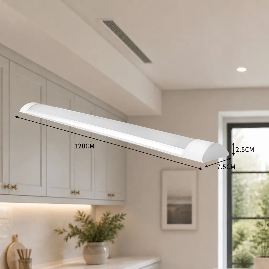 120CM LED Ceiling Batten 40W Cool White Lighting