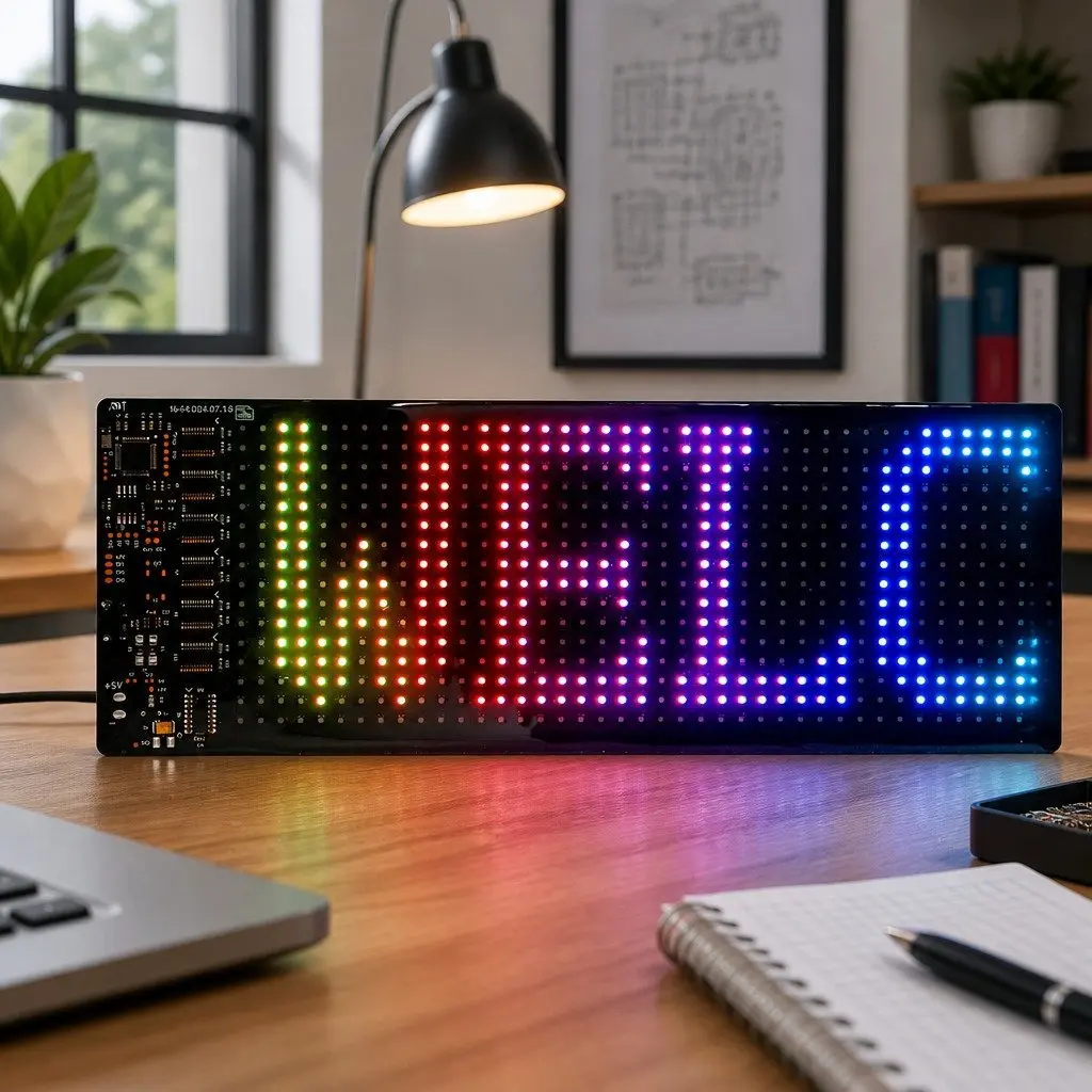 Programmable LED Matrix Panel Car Display