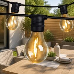 Durable Festoon String Lights 23m for Events and Decor