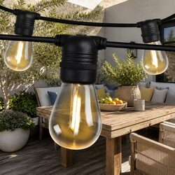 59m LED Festoon String Lights for Outdoor Celebrations