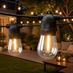 Premium 55m Festoon String Lights in Warm White