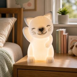 Cat Soft Touch LED Light for Kids Bedroom Nursery Playroom Nightlight Glow Lamp
