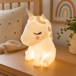 Unicorn Silicone LED Night Light for Kids' Rooms