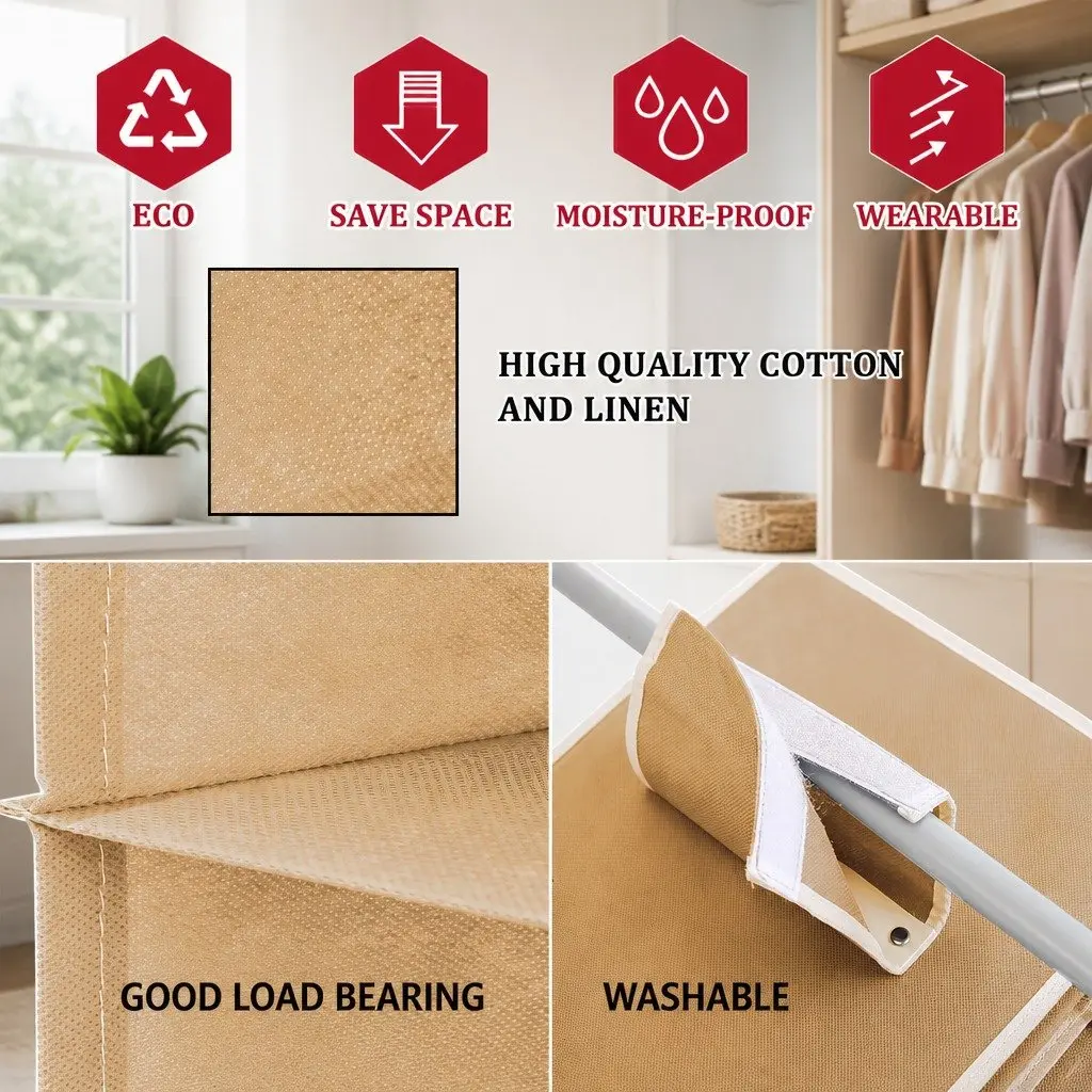 5-Tier Hanging Closet Organizer for Maximum Storage