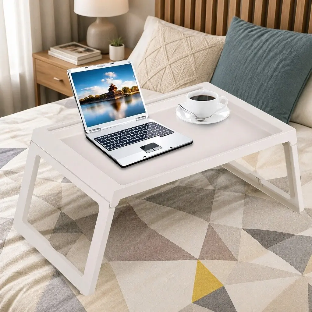Multifunction Laptop Bed Desk with Drawer