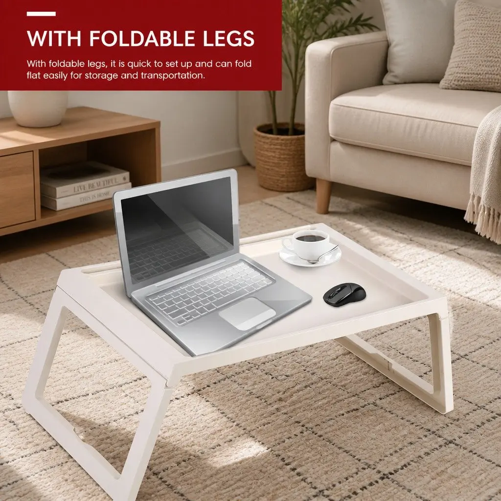 Multifunction Laptop Bed Desk with Drawer
