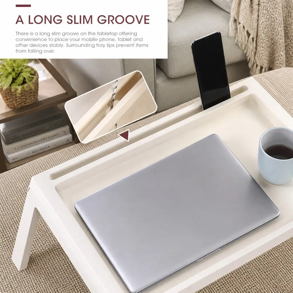 Multifunction Laptop Bed Desk with Drawer