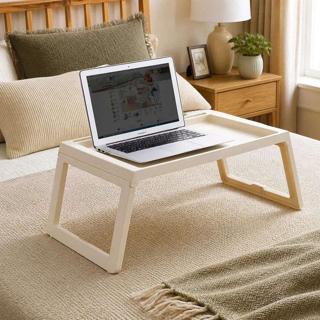 Multifunction Laptop Bed Desk with Drawer