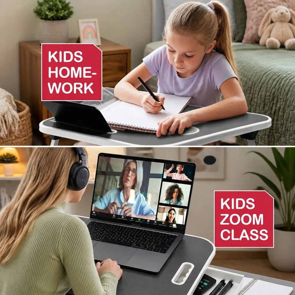 Foldable Portable Laptop Desk for Home Office and Study