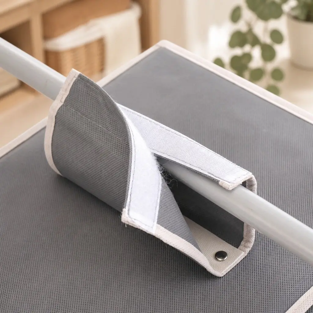 Hanging Closet Organizer Non-woven 5-Tier Grey 2 Pack