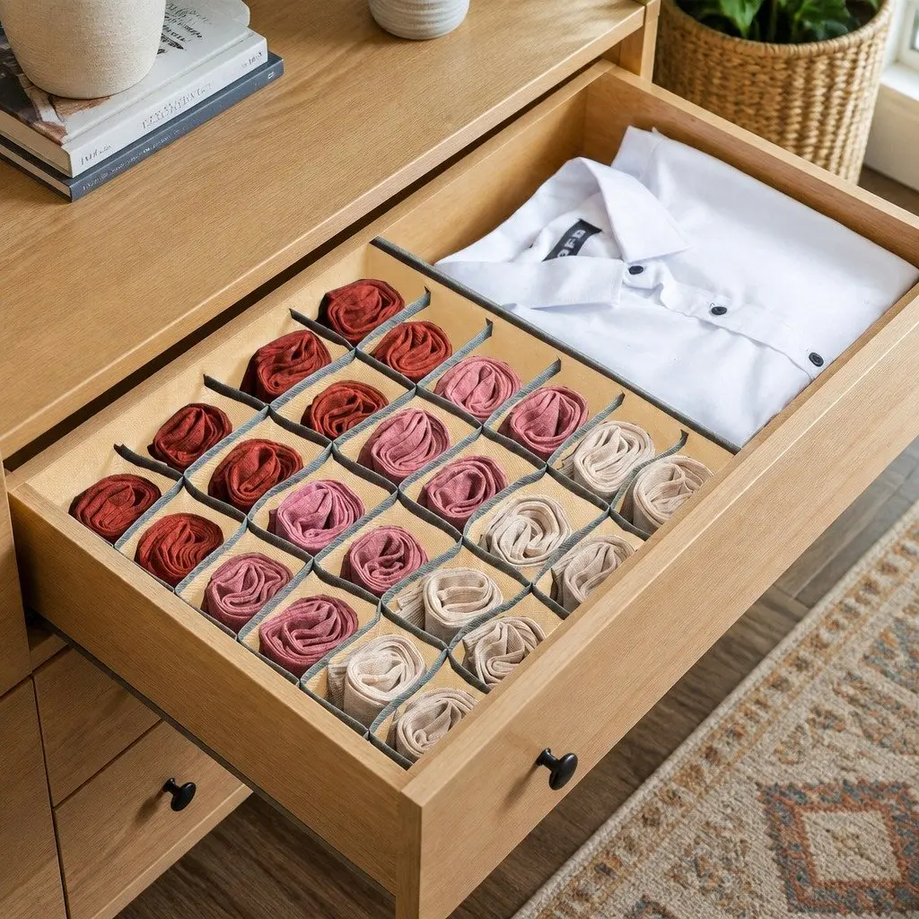 Drawer Organizer Storage Boxes Set of 4