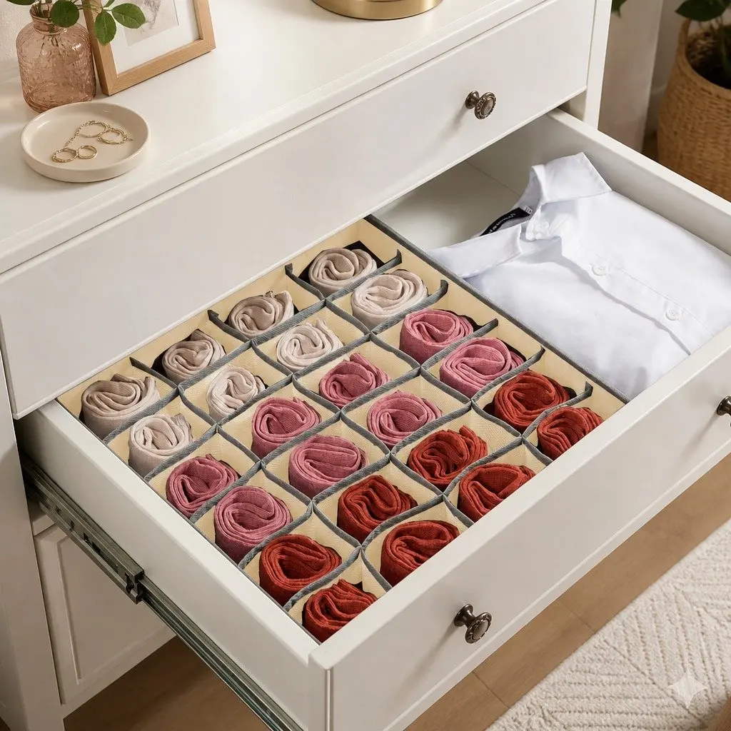 Drawer Organizer Storage Boxes Set of 4