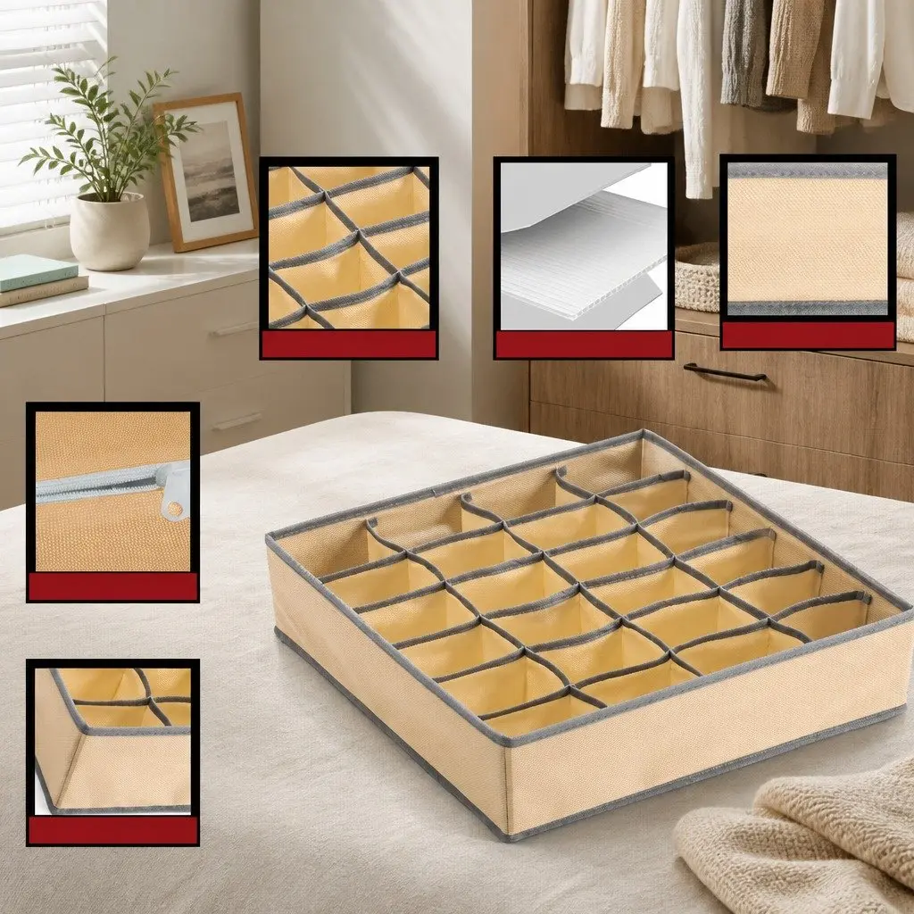 Drawer Organizer Storage Boxes Set of 4