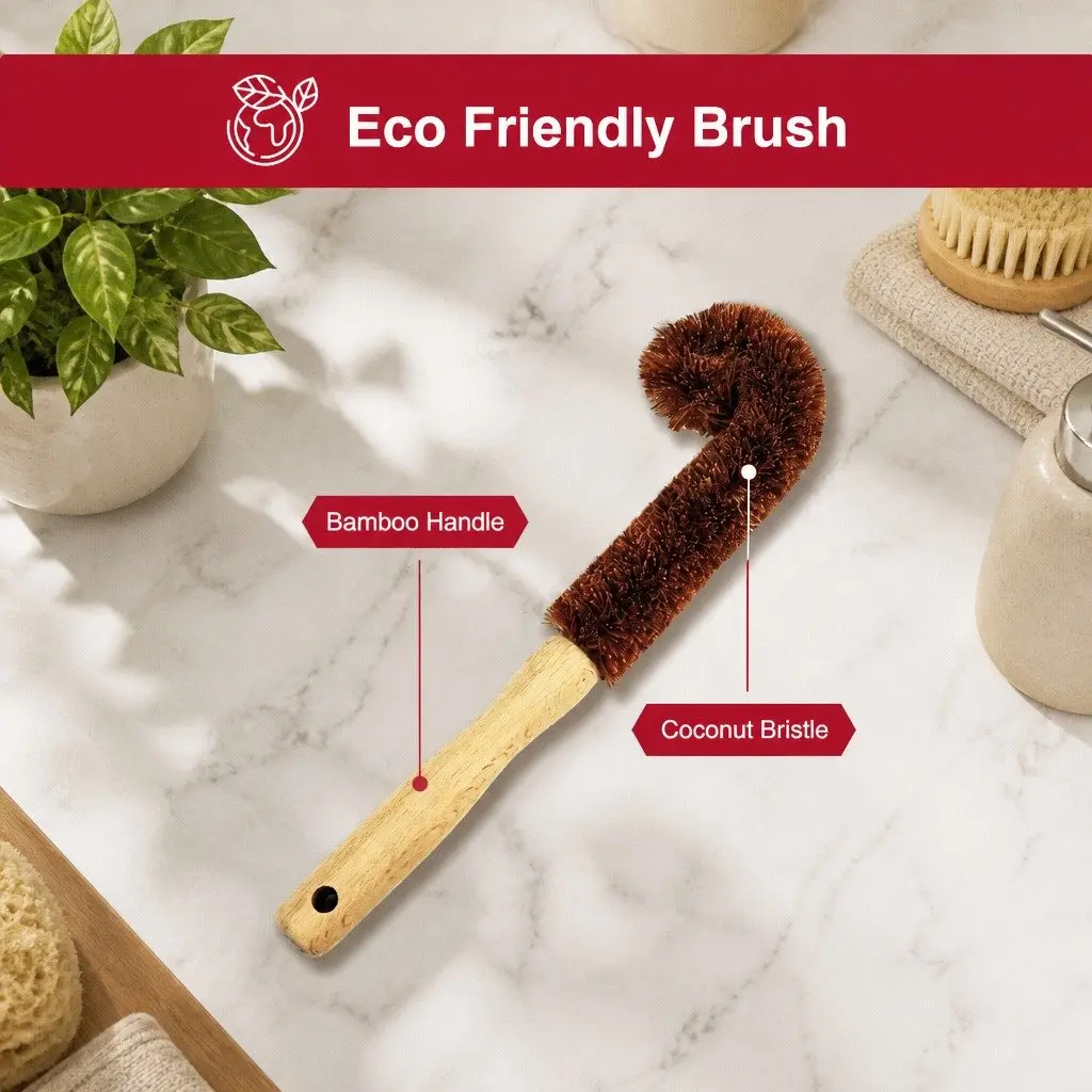 Bamboo Baby Bottle Drying Rack for Countertops