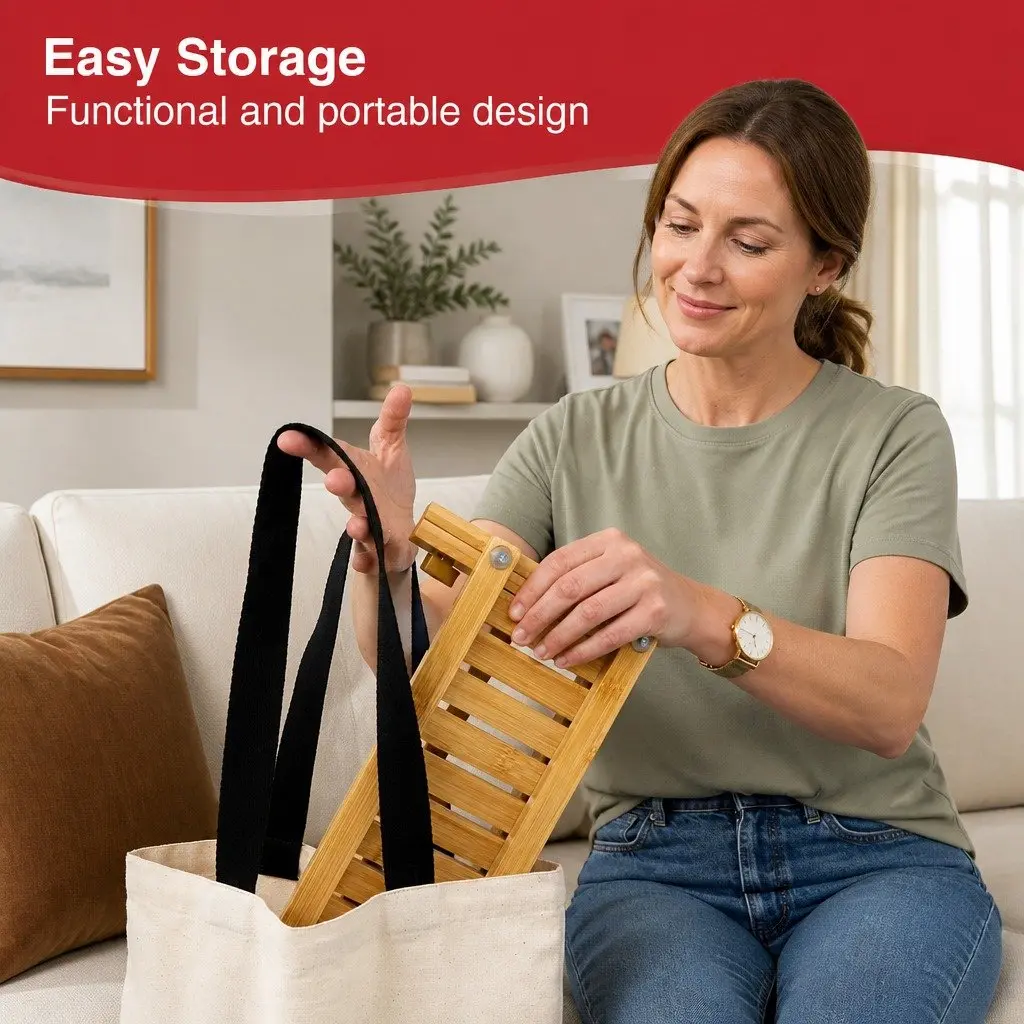 Bamboo Baby Bottle Drying Rack for Countertops
