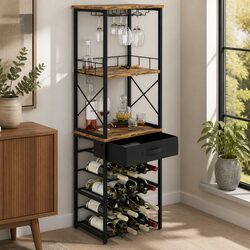 Durable Freestanding Wine Rack for 20 Bottles