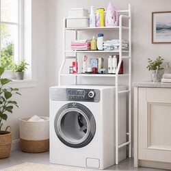 3-Tier Laundry Storage Rack for Over Washing Machine