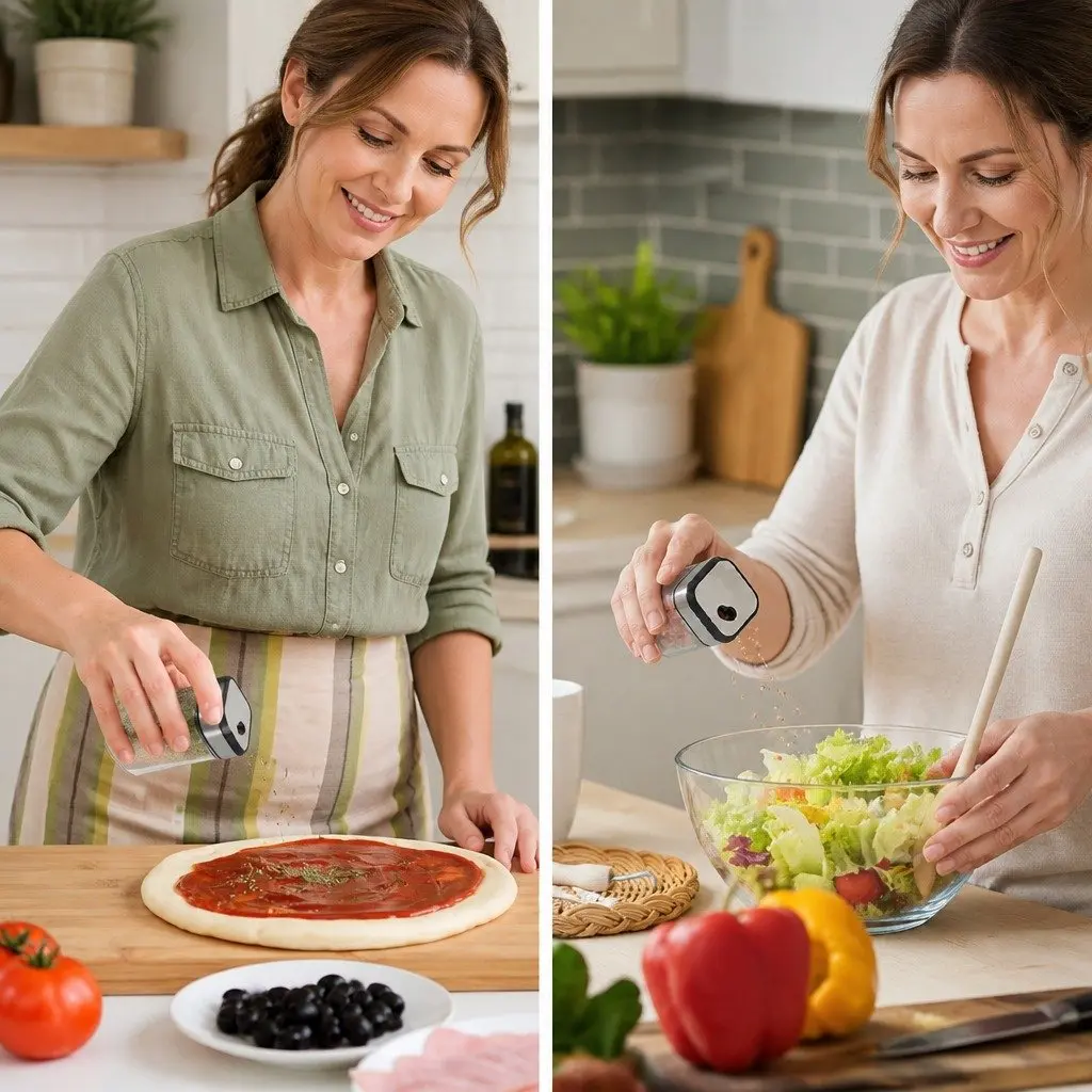 20-Jar Rotating Spice Rack Organizer