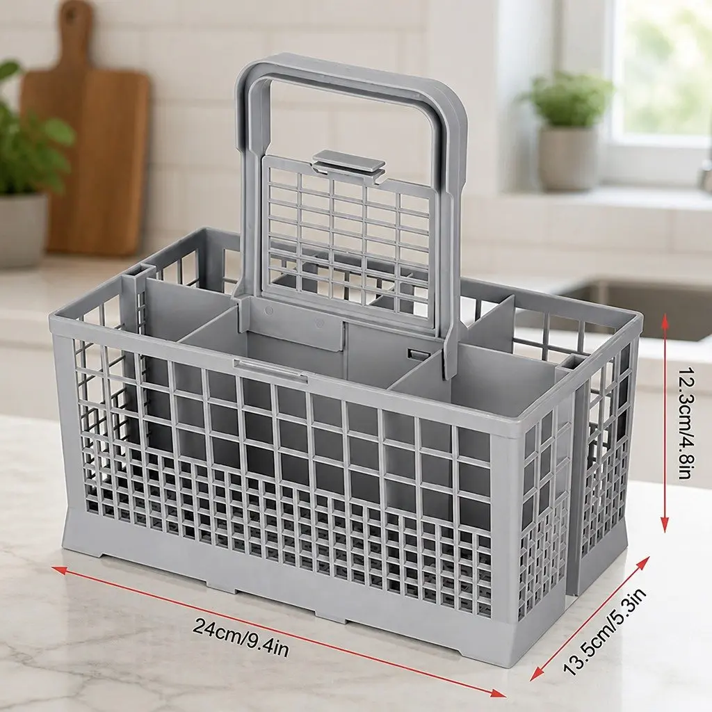 Dishwasher Cutlery Basket with 8 Slots