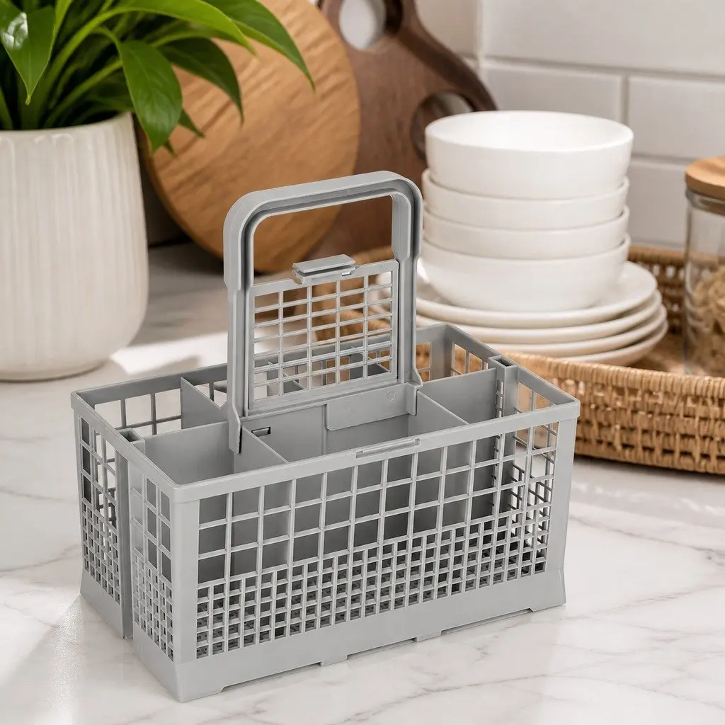 Dishwasher Cutlery Basket with 8 Slots
