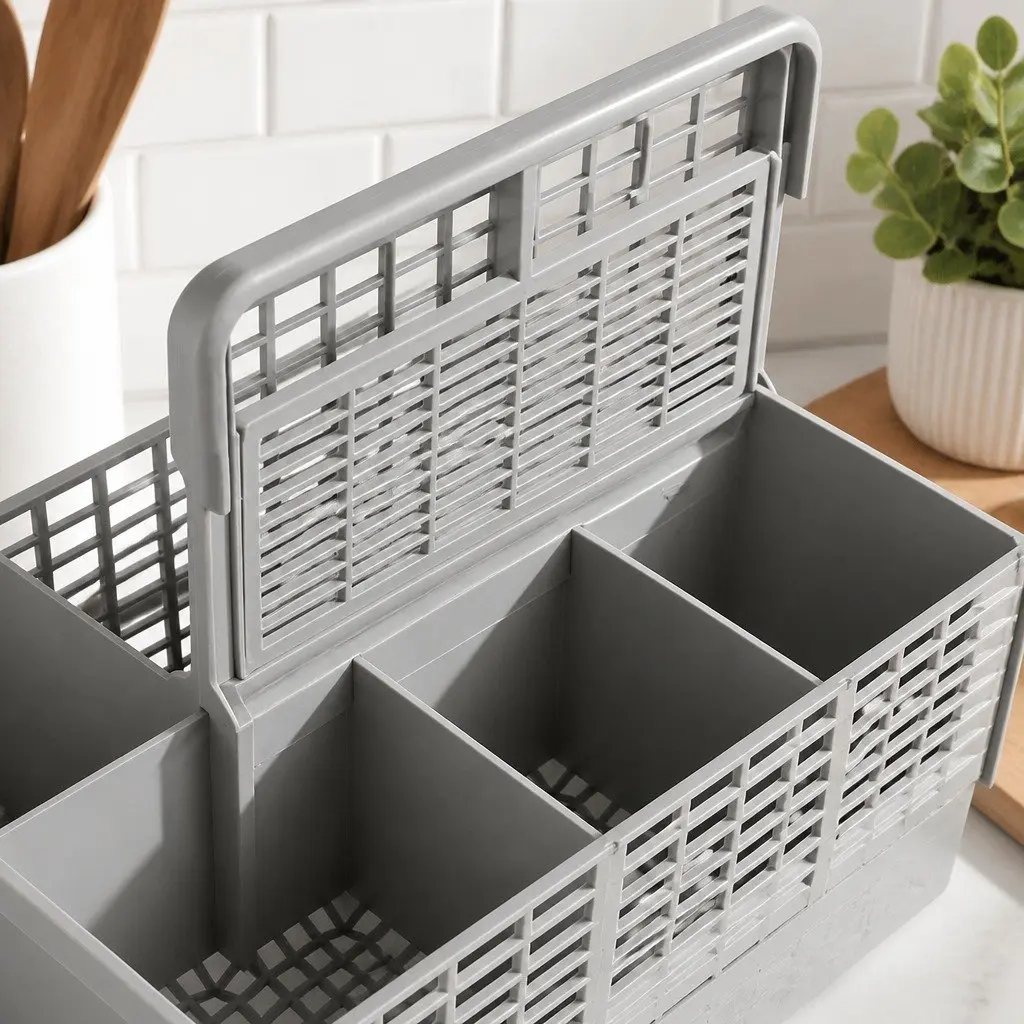 Dishwasher Cutlery Basket with 8 Slots