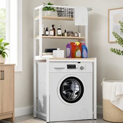 3-Tier Over Washing Machine Storage Rack Laundry Shelf Organizer Bathroom Toilet