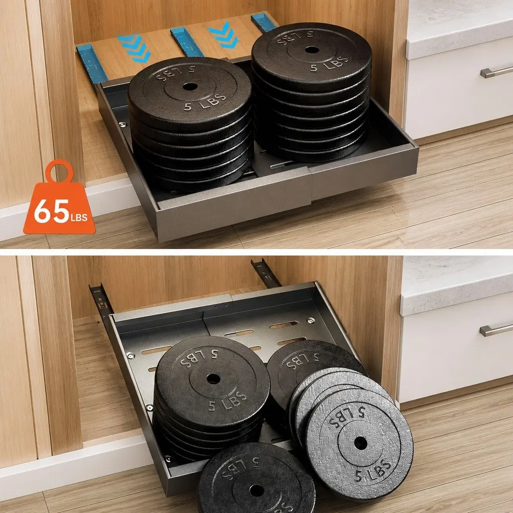 Pull Out Cabinet Organizer 2 Pack