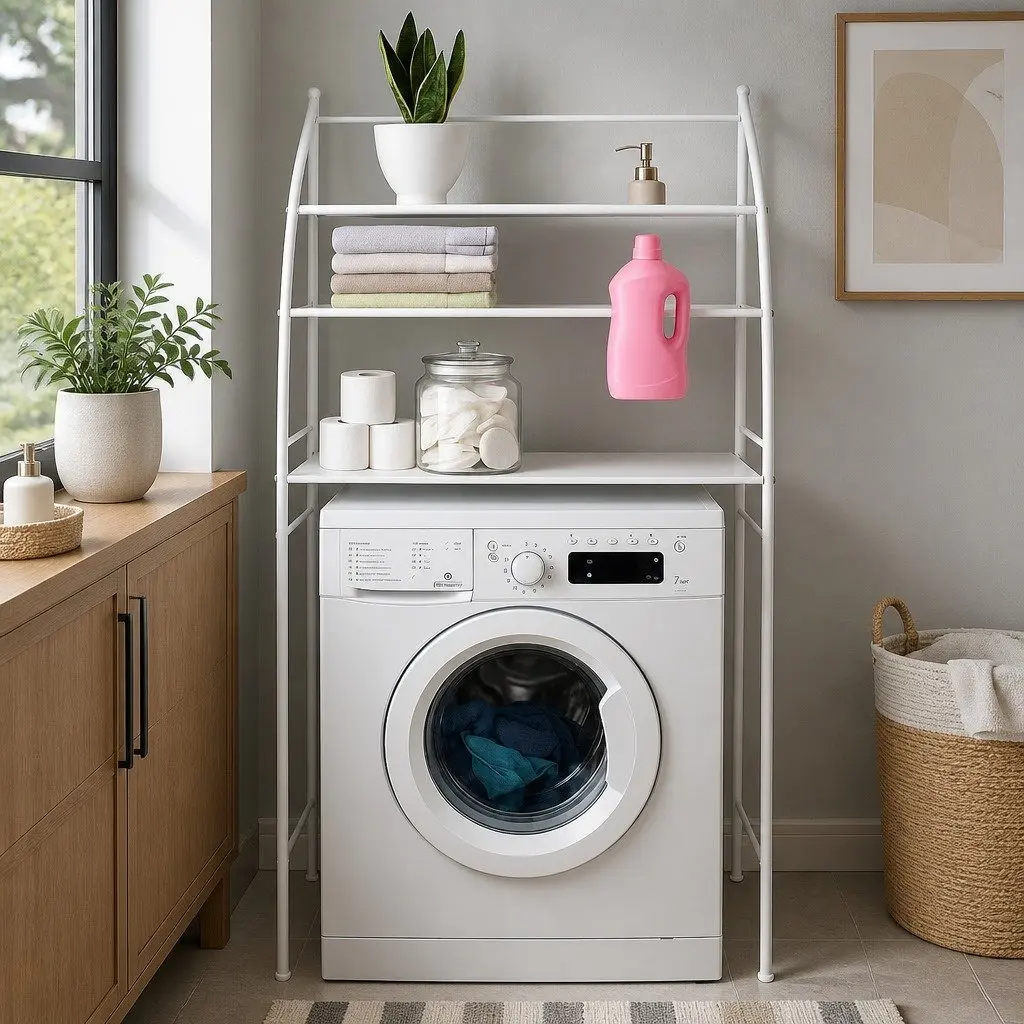 3-Tier Over Washing Machine Storage Rack