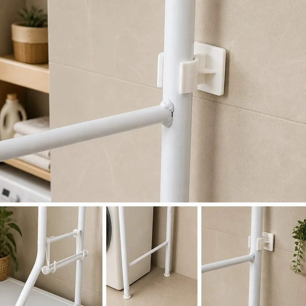 3-Tier Over Washing Machine Storage Rack