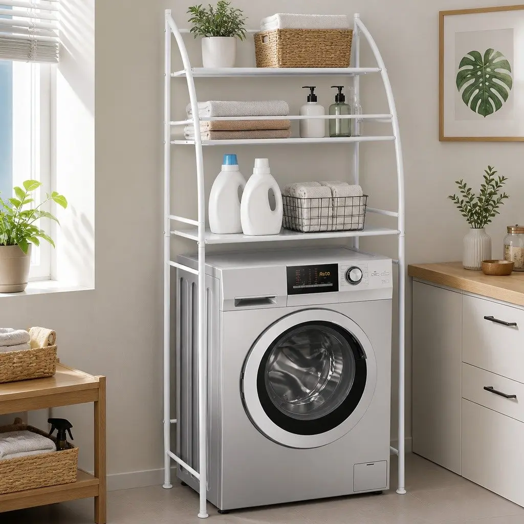3-Tier Over Washing Machine Storage Rack