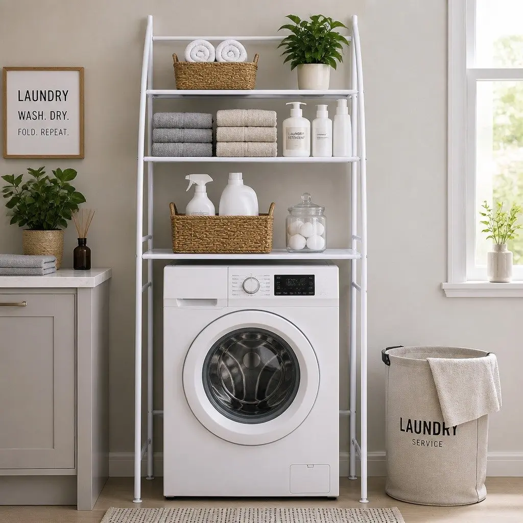 3-Tier Over Washing Machine Storage Rack
