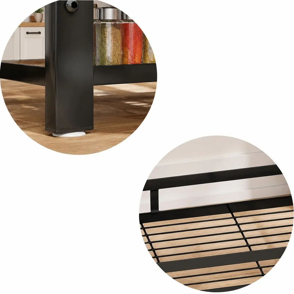 2-Tier Spice Rack Organizer with Hooks