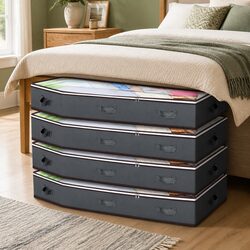 Premium Underbed Storage Bins - 90L Large Capacity