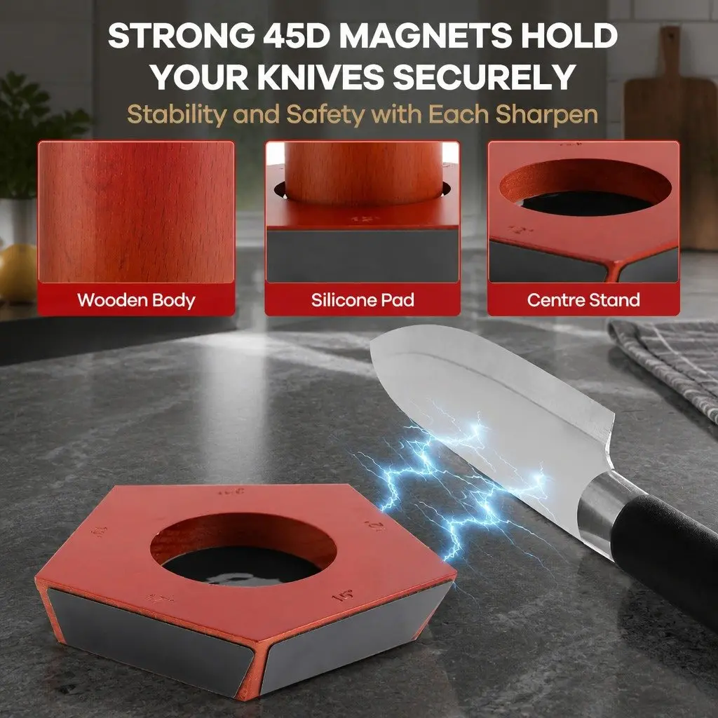 Rolling Knife Sharpener Kit with 5 Angles
