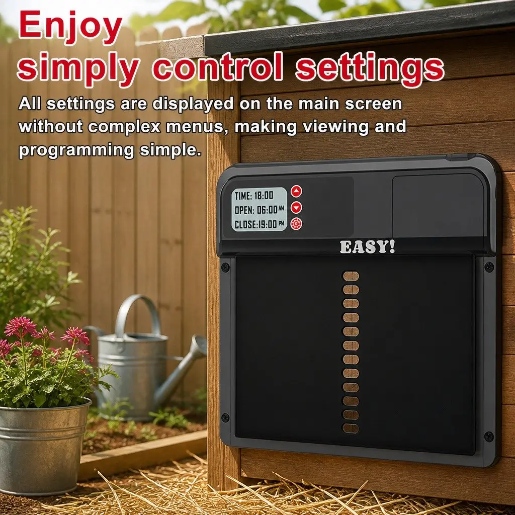 Automatic Chicken Coop Door with Smart Timer