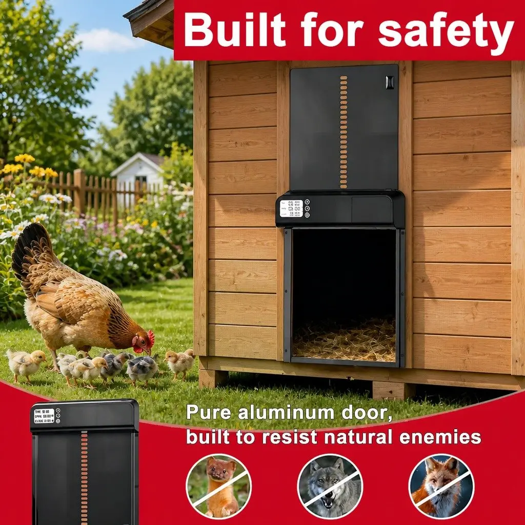 Automatic Chicken Coop Door with Smart Timer