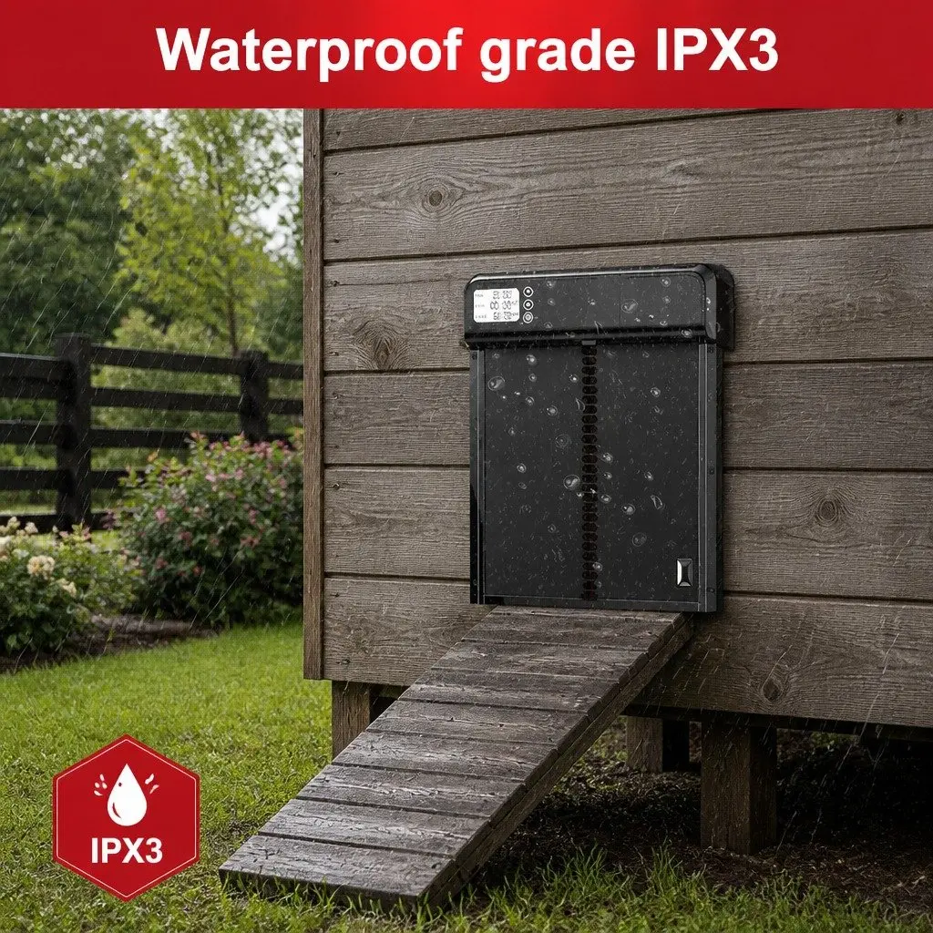 Automatic Chicken Coop Door with Smart Timer