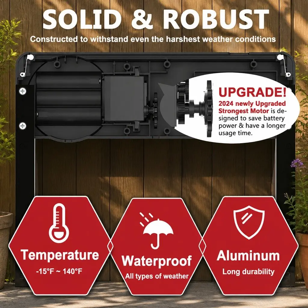 Automatic Chicken Coop Door Opener with LCD Control