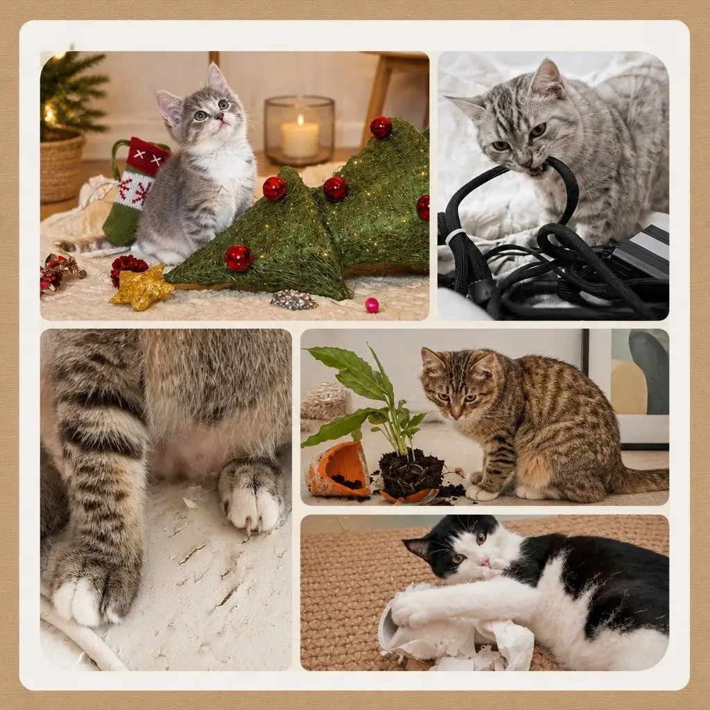 Multi-Level Cat Tree Tower for Indoor Cats